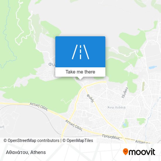 Αθανάτου map