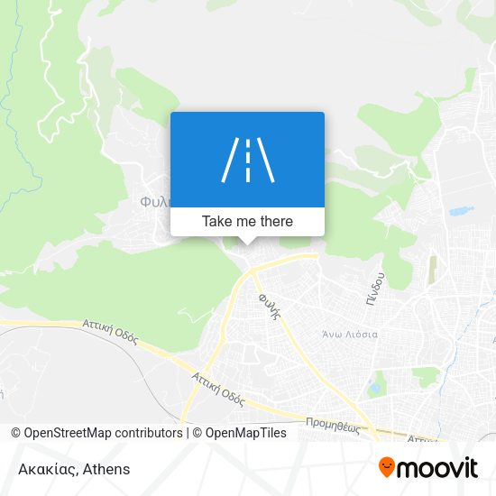 Ακακίας map