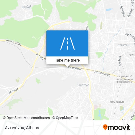 Αντιγόνου map