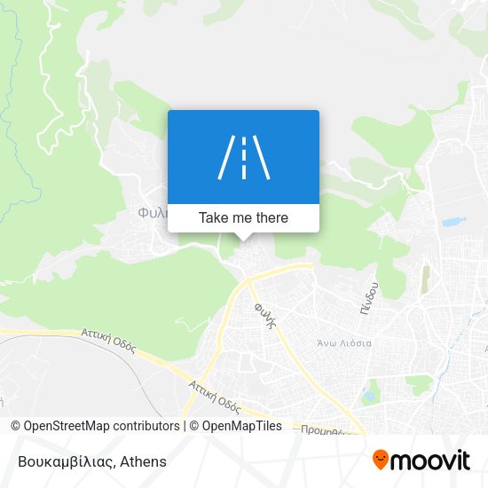 Βουκαμβίλιας map