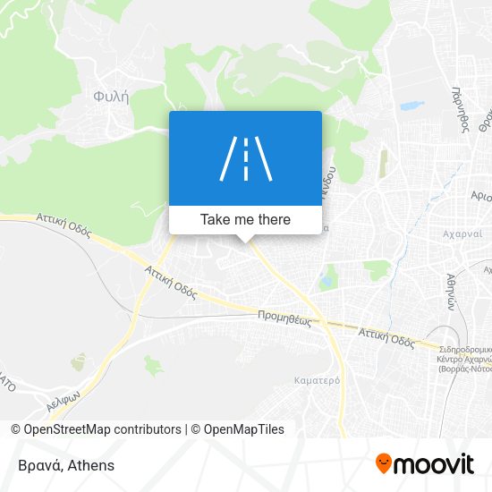 Βρανά map