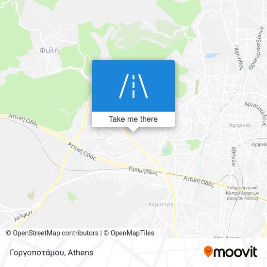 Γοργοποτάμου map