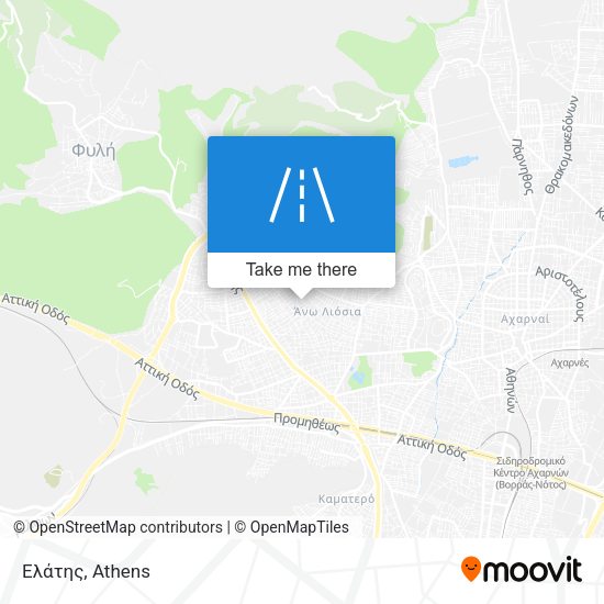 Ελάτης map