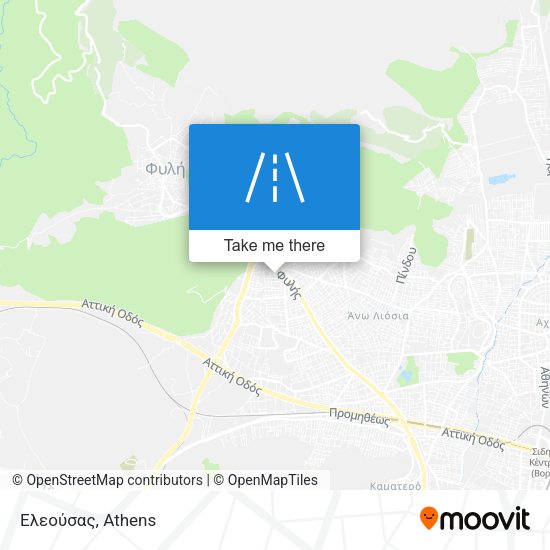Ελεούσας map