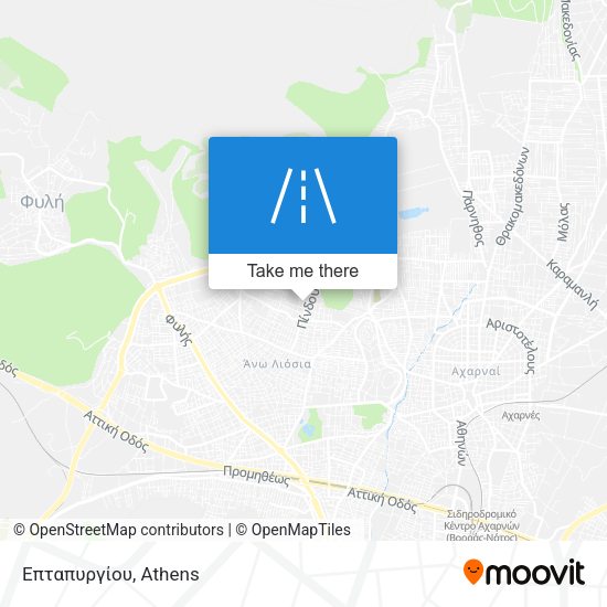 Επταπυργίου map