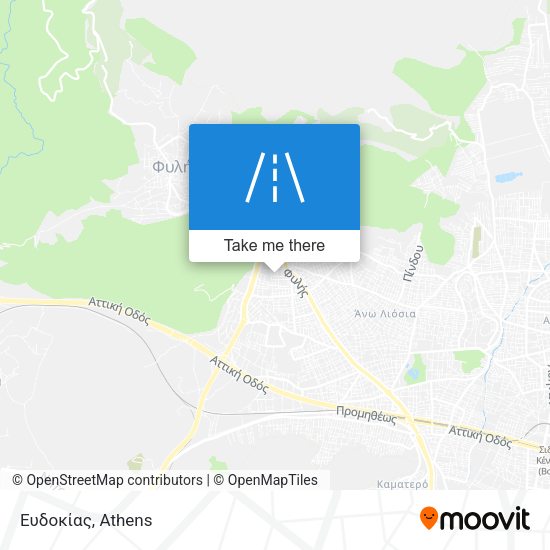 Ευδοκίας map