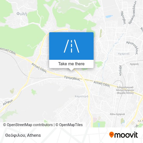 Θεόφιλου map