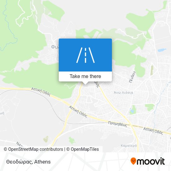 Θεοδώρας map