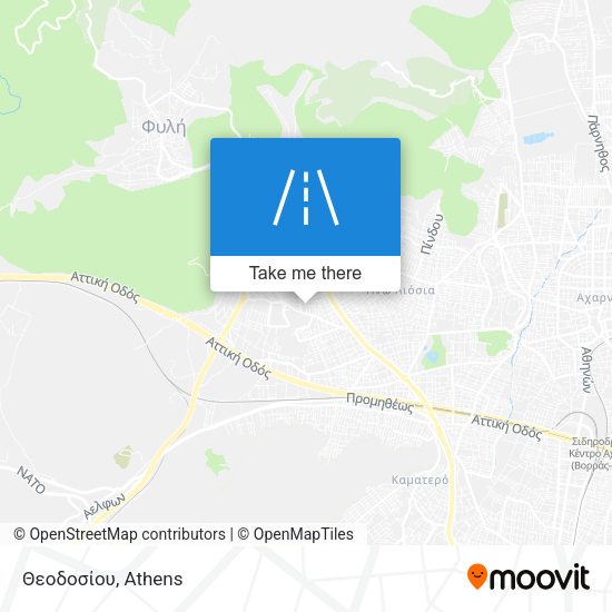 Θεοδοσίου map