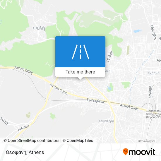 Θεοφάνη map