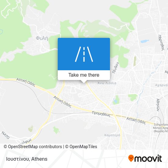Ιουστίνου map