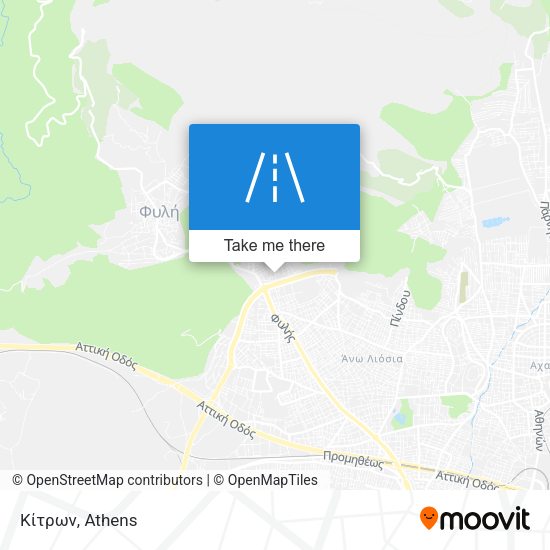 Κίτρων map