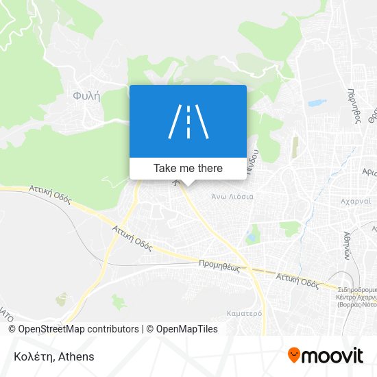 Κολέτη map