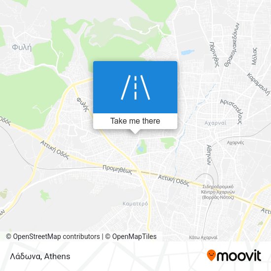 Λάδωνα map