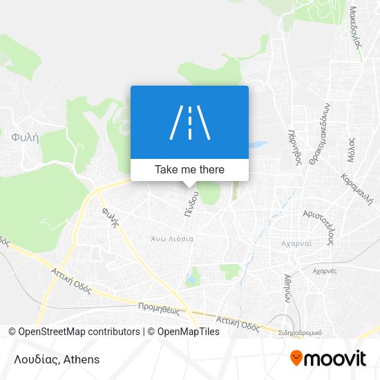 Λουδίας map