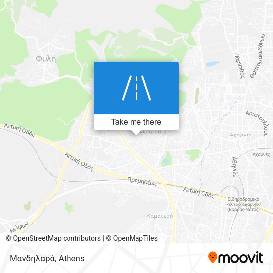 Μανδηλαρά map
