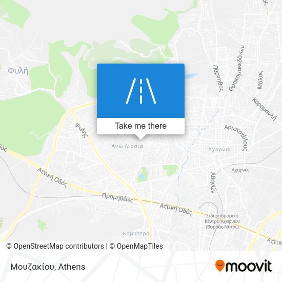 Μουζακίου map