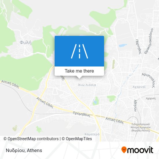 Νυδρίου map