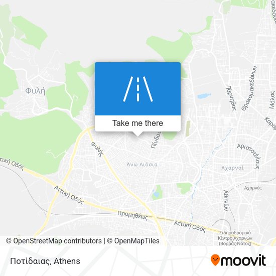 Ποτίδαιας map