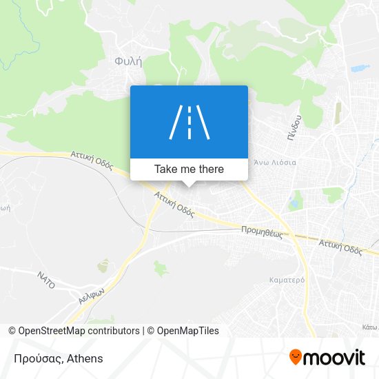 Προύσας map