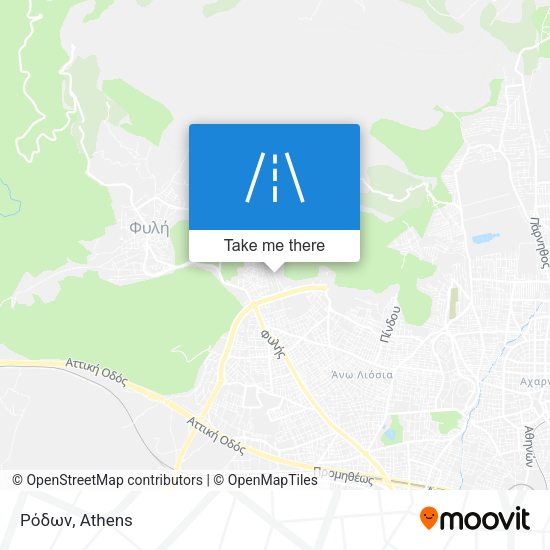 Ρόδων map