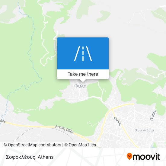 Σοφοκλέους map