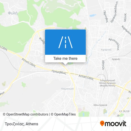 Τροιζινίας map