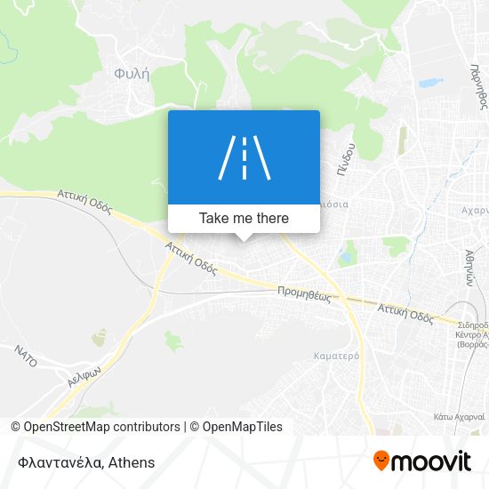 Φλαντανέλα map
