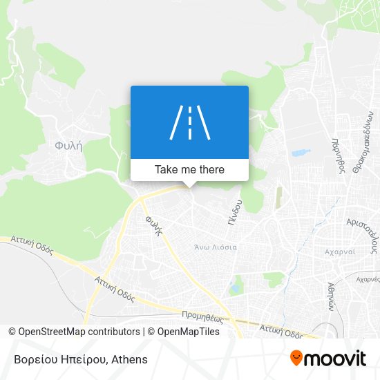 Βορείου Ηπείρου map