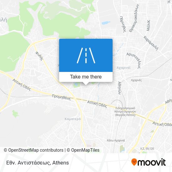Εθν. Αντιστάσεως map