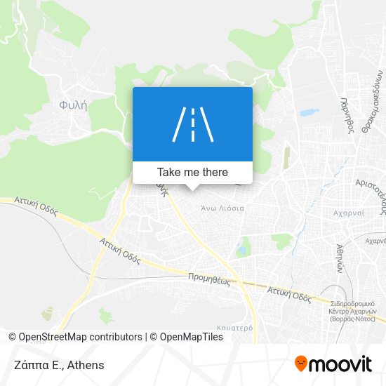 Ζάππα Ε. map
