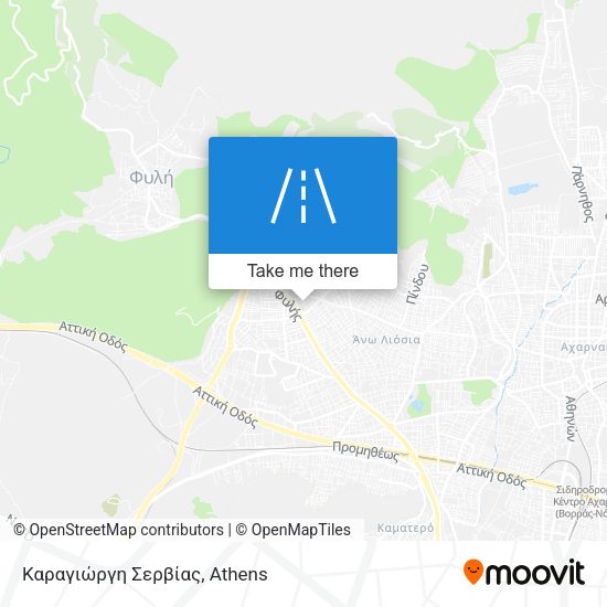 Καραγιώργη Σερβίας map