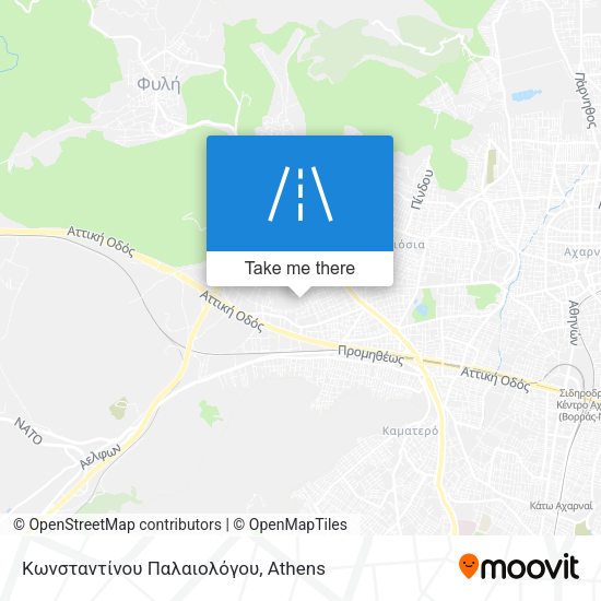 Κωνσταντίνου Παλαιολόγου map