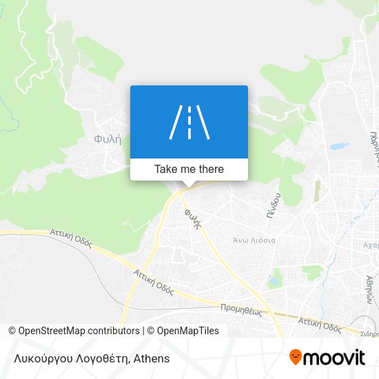 Λυκούργου Λογοθέτη map