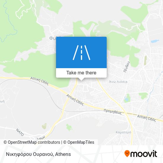 Νικηφόρου Ουρανού map