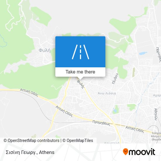 Σισίνη Γεωργ. map