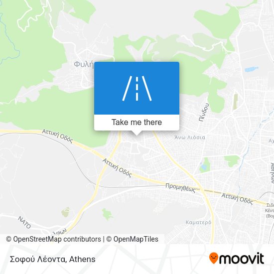 Σοφού Λέοντα map