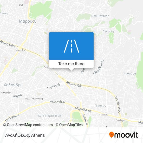 Αναλήψεως map