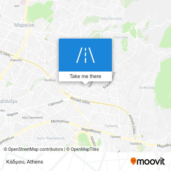Κάδμου map