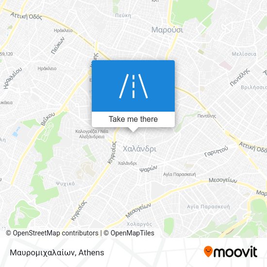 Μαυρομιχαλαίων map