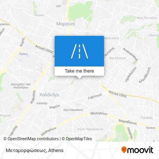 Μεταμορφώσεως map