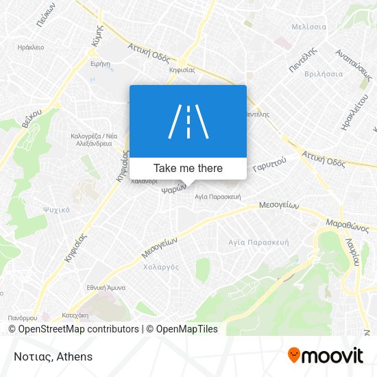 Νοτιας map