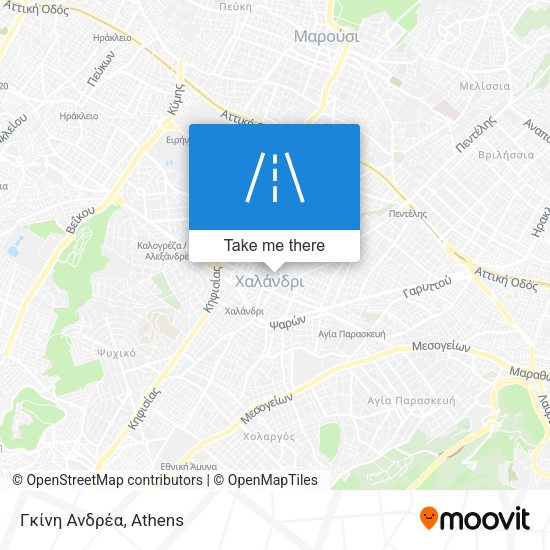Γκίνη Ανδρέα map