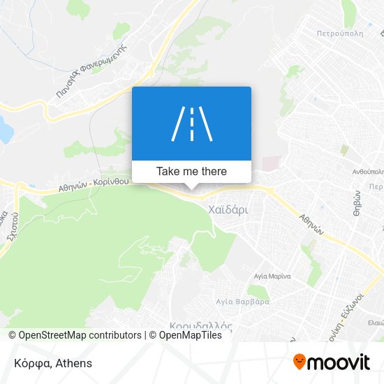 Κόρφα map