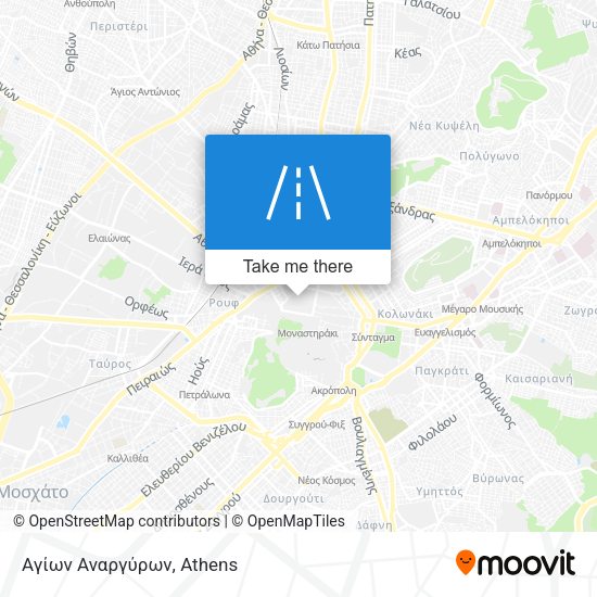 Αγίων Αναργύρων map