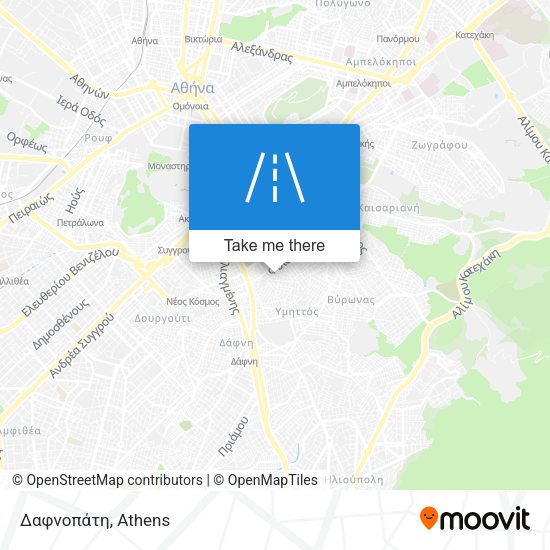 Δαφνοπάτη map