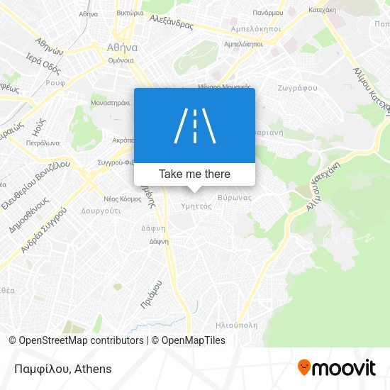 Παμφίλου map