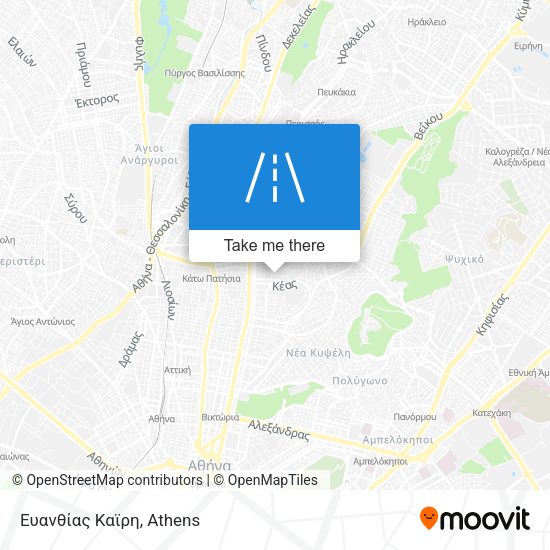 Ευανθίας Καϊρη map