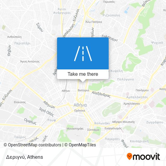 Δεριγνύ map