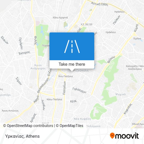 Υρκανίας map